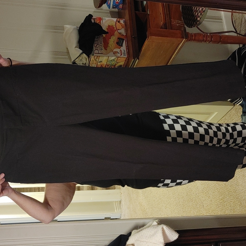 ELLE WOMEN'S SIZE 16 DRESS PANT SMALL CHECK